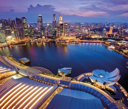 پازل ۱۰۰۰ تکه skyline singapore