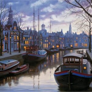 Amsterdam In The Evening،پازل،شب،1500،ادوکا