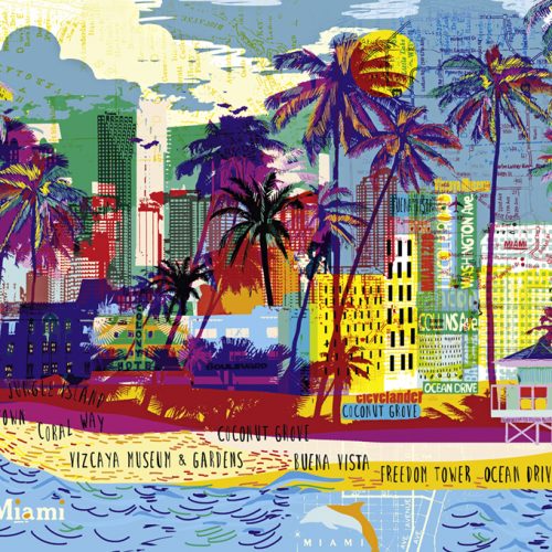 پازل ۱۰۰۰ تکه من عاشق میامی هستم! اثر کیتی مک کال