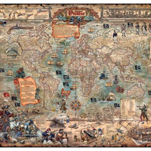 نقشه 3000 دزدان دریایی