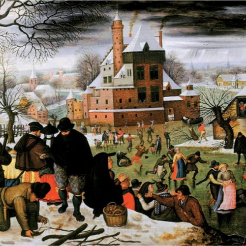 زمستان پازل 1000 تکه دی تویز dtoys