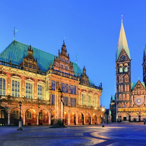 	پازل ۱۰۰۰ تکه Bremen: View Town Hall