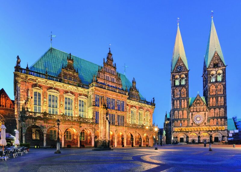 پازل ۱۰۰۰ تکه Bremen: View Town Hall