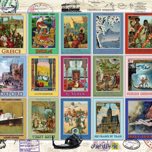 Ravensburger 16602- 2000 pcs - Vacation Stamps