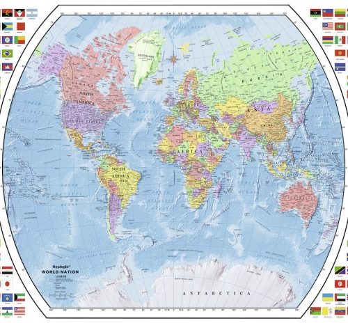 پازل ۱۰۰۰ تکه نقشه سیاسی جهان