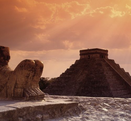 پازل ۱۰۰۰ تکه غروب چیچن ایتزا - مکزیک