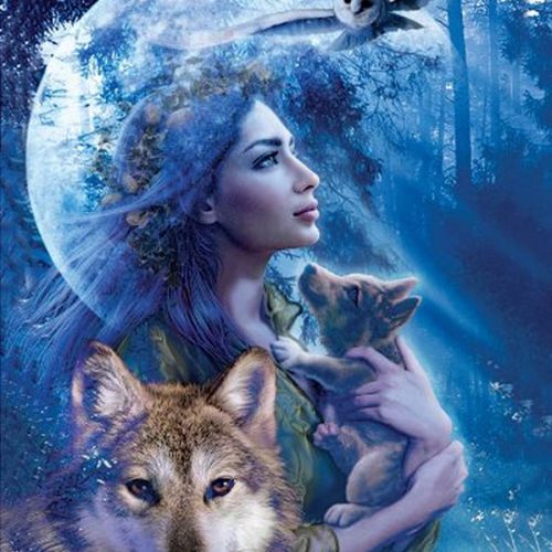 پازل ۱۰۰۰ تکه بانوی گرگ ها