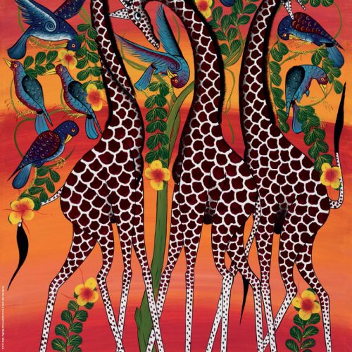 پازل ۱۰۰۰ تکه زرافه ها اثر تینگا تینگا