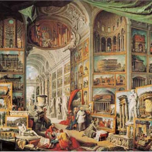 پازل ۱۰۰۰ تکه گالری به سبک روم باستان اثر پانینی