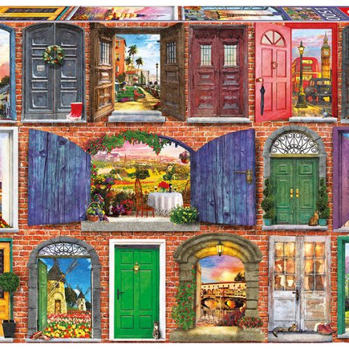 پازل ۱۵۰۰ تکه درهای اروپا