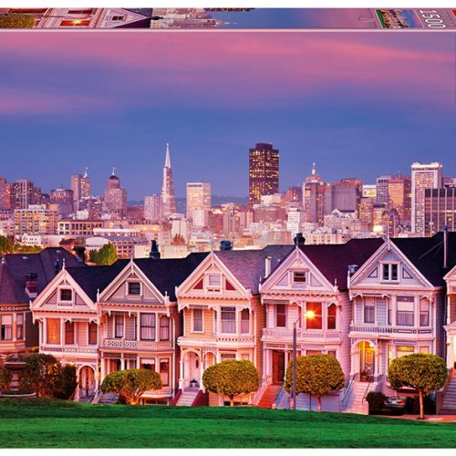 پازل ۱۵۰۰ تکه محله بانوهای رنگ شده - سانفرانسیسکو