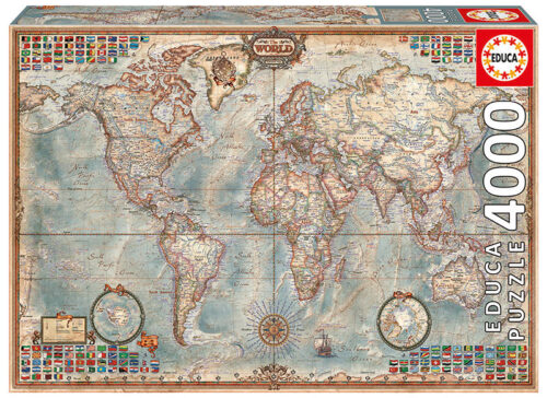 پازل ۴۰۰۰ تکه جهان، نقشه اجرایی