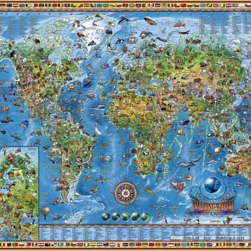 پازل ۳۰۰۰ تکه دنیای عجیب اثر راجکو زیگیچ