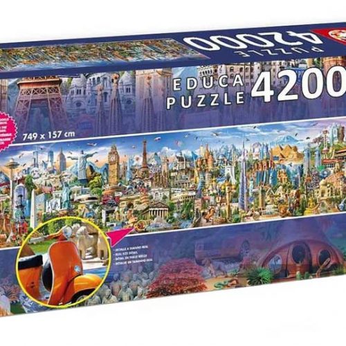 پازل ۴۲۰۰۰ تکه پانوراما دور دنیا