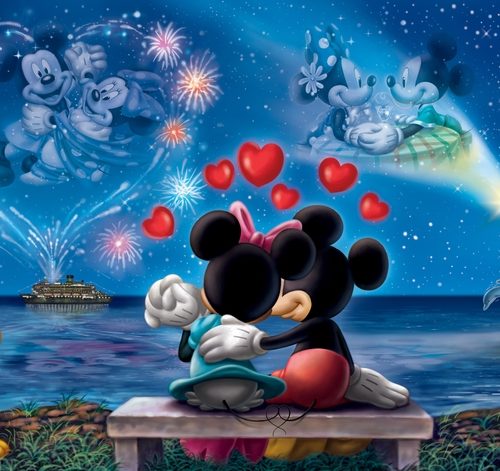 پازل ۱۰۰۰ تکه پانوراما میکی و مینی