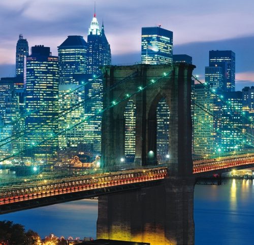 پازل ۱۰۰۰ تکه پانوراما پل بروکلین - نیویورک