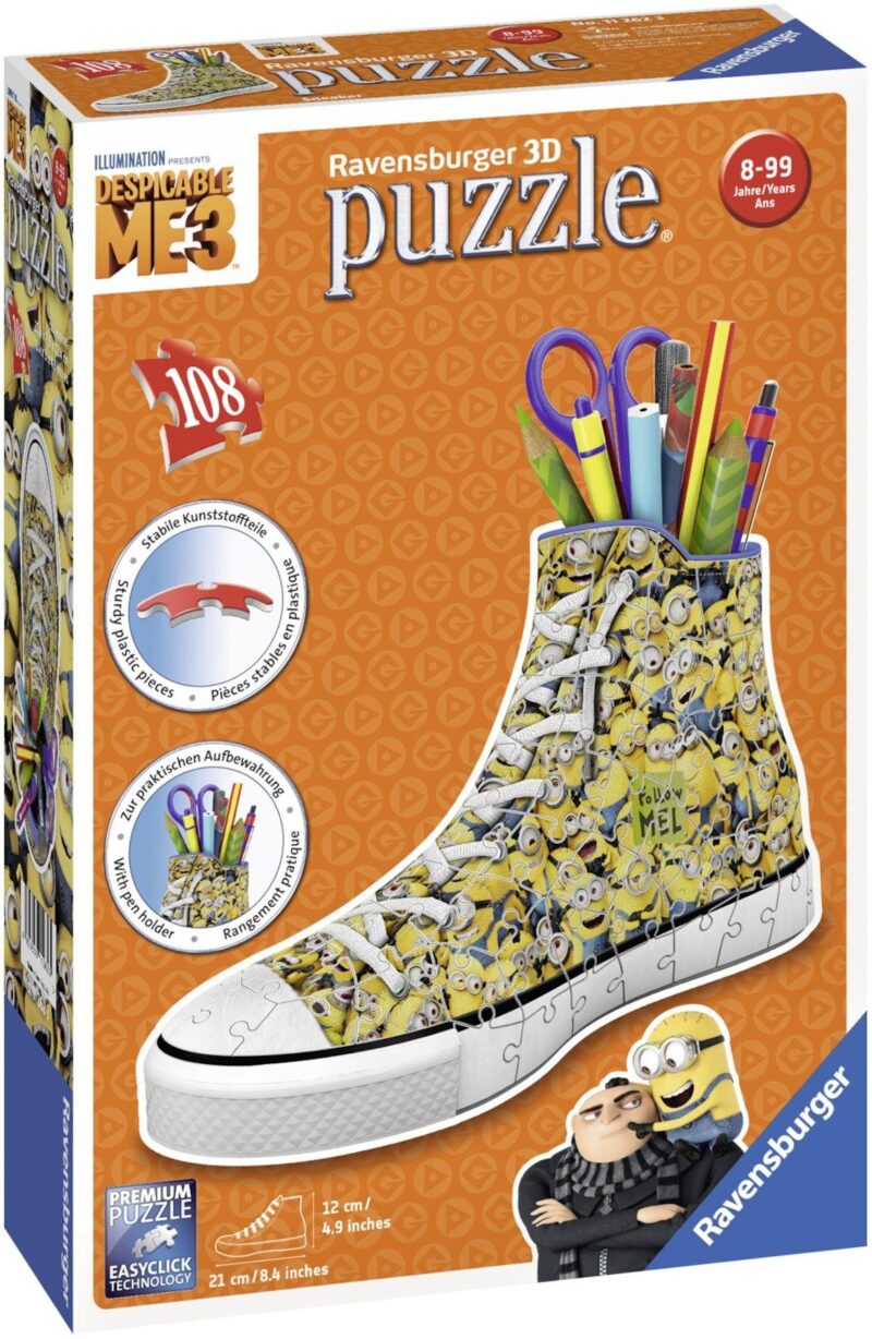 minion sneaker 3d puzzle