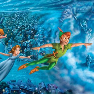 Clementoni (39286) - Peter Pan, Night Flights - 1000 pieces puzzle