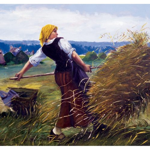 پازل ۱۰۰۰ تکه زن کشاورز اثر ژولین دوپره