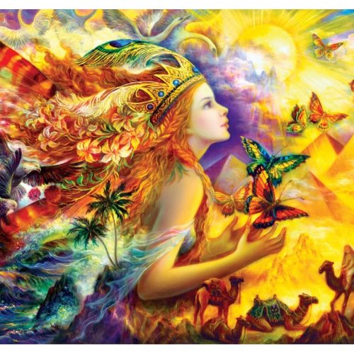 پازل ۱۰۰۰ تکه رویای پروانه ای اثر نادیا استرلکینا - جعبه ضربه خورده