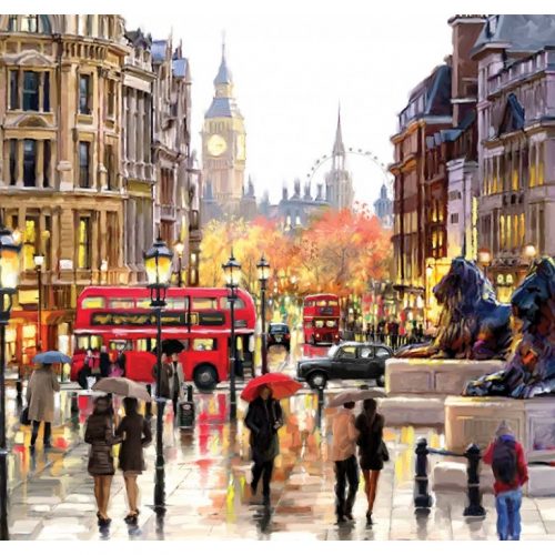 پازل ۲۰۰۰ تکه منظره ای از لندن اثر ریچارد مک نیل