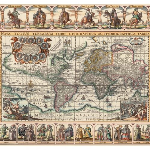 پازل ۲۰۰۰ تکه نقشه جهان قدیم