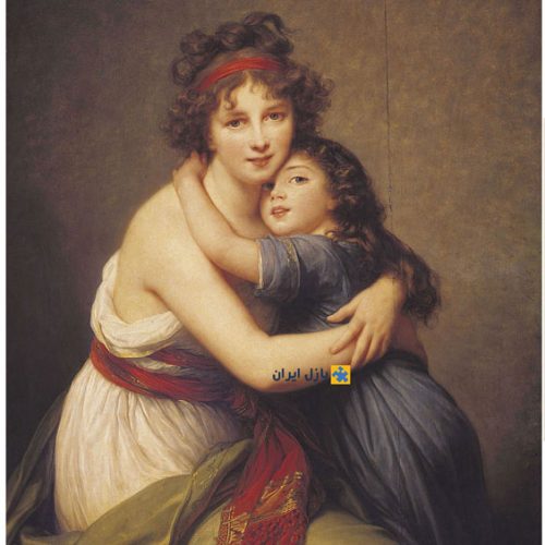 پازل ۱۰۰۰ تکه بانو و دخترش اثر الیزابت ویجی لبرون