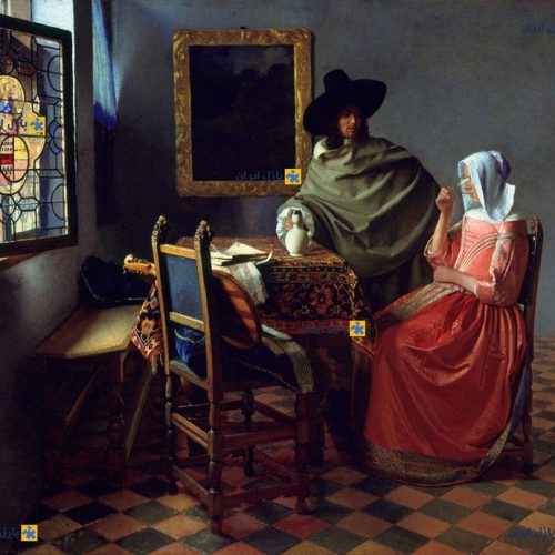 پازل ۱۰۰۰ تکه یک لیوان نوشیدنی اثر یوهانس فرمیر