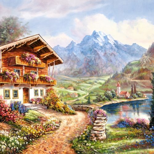 پازل ۲۰۰۰ تکه اقامت در ارتفاعات