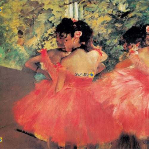 پازل ۱۰۰۰ تکه رقصنده های قرمزپوش اثر ادگار دگا