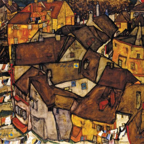 پازل ۱۰۰۰ تکه هلالی از خانه ها اثر ایگون شیله