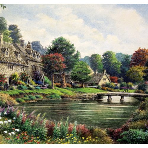 پازل ۲۰۰۰ تکه دهکده کوهستانی