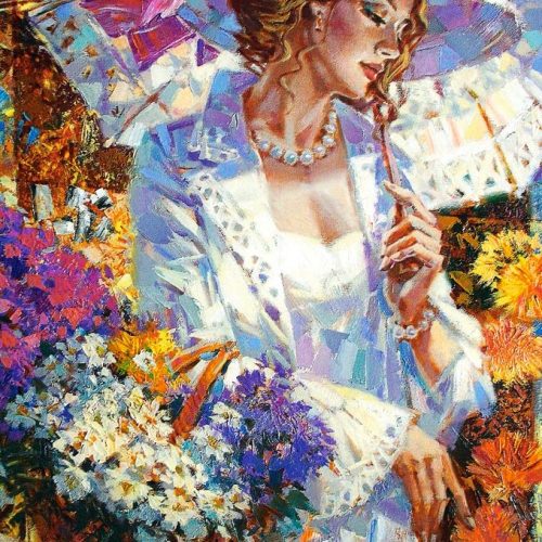 پازل ۱۰۰۰ تکه گلهای داوودی در باغ