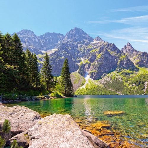 پازل ۱۰۰۰ تکه دریاچه مورسکی اوکو - تاتراس، لهستان