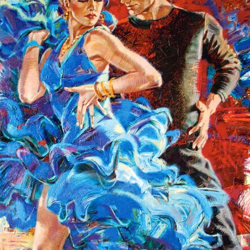 پازل ۱۰۰۰ تکه رقـ ص فیروزه ای