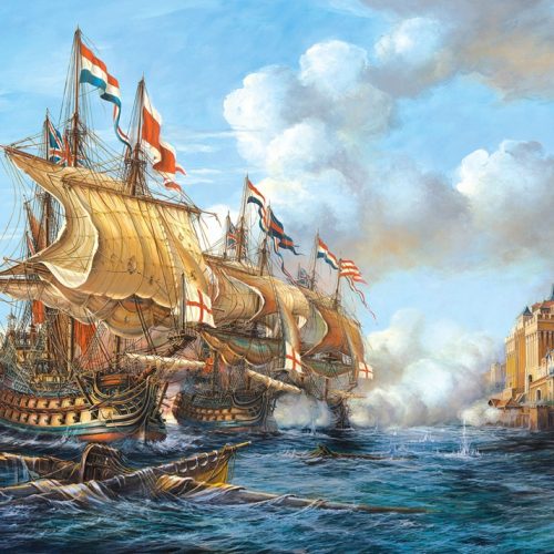 پازل ۲۰۰۰ تکه نسخه کپی جنگ پورتو بلو ۱۷۳۹