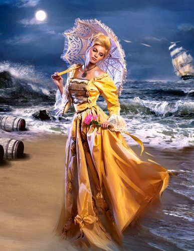 پازل ۱۰۰۰ تکه پیاده روی در مهتاب