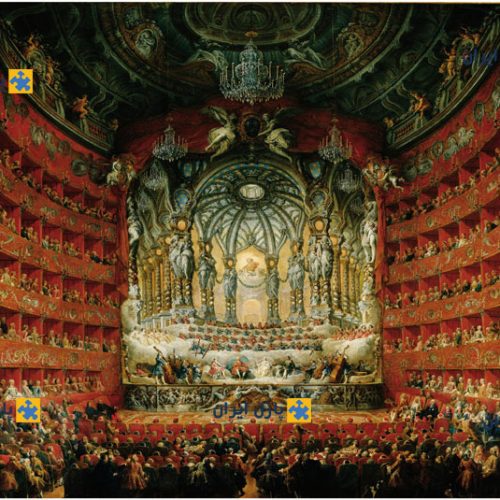 پازل ۱۰۰۰ تکه جشنواره موسیقی اثر جیووانی پائولو پانینی