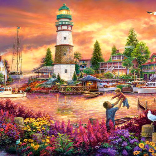 پازل ۱۰۰۰ تکه عشق مرا بلند می کند