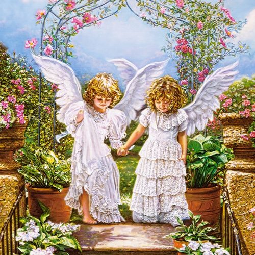 پازل ۱۰۰۰ تکه دوستان فرشته ای اثر سندرا کوک