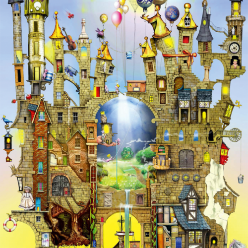 پازل ۱۰۰۰ تکه قصری در آسمان اثر کالین تامپسون