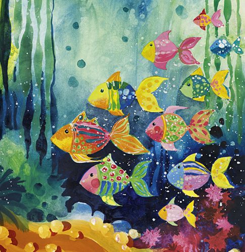 پازل ۱۰۰۰ تکه گروه ماهی ها اثر گابیلا
