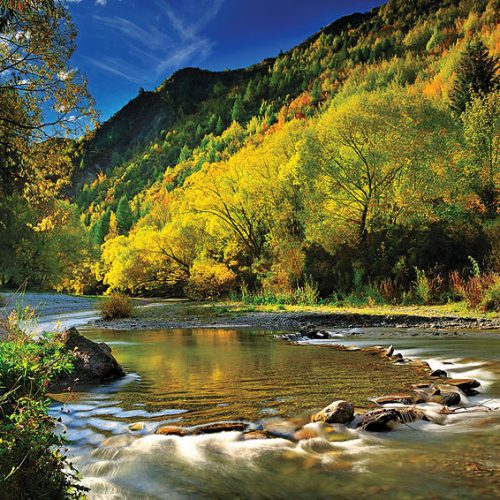 پازل ۱۰۰۰ تکه دریاچه پیکان - دریاچه ارو - نیوزیلند