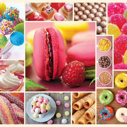 پازل ۱۰۰۰ تکه شیرینی ها - دکور آشپزخانه