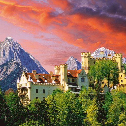 پازل ۲۰۰۰ تکه قلعه هوهن شوانگاو، باواریا - آلمان