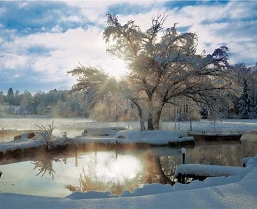 پازل ۲۰۰۰ تکه چشمه در سپیده دم