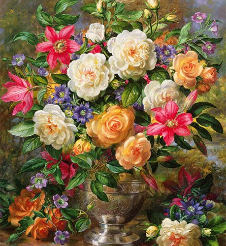 پازل ۴۰۰۰ تکه گلهایی برای ملکه الیزابت