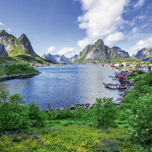 پازل ۱۰۰۰ تکه جزیره لوفوتن - نروژ