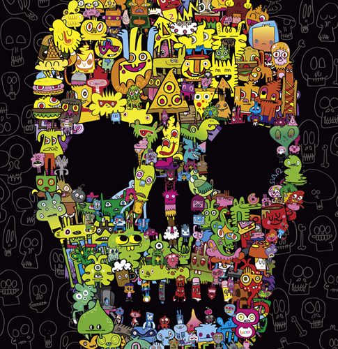 پازل ۱۰۰۰ تکه جمجمه خنگولی ها اثر جان برگرمن