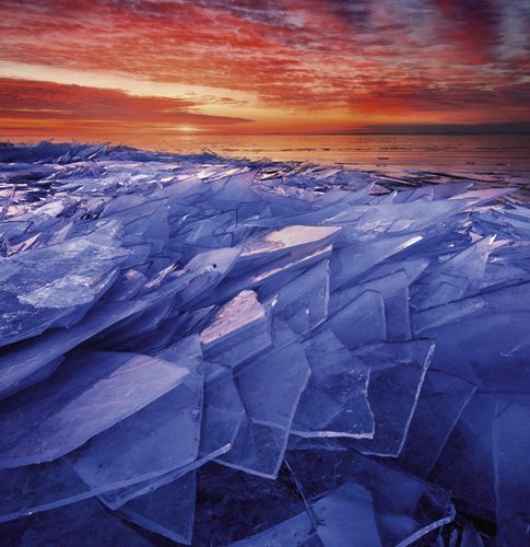 پازل ۱۰۰۰ تکه لایه های یخ اثر رایان تیشر